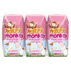 Happy Monkey Strawberry Milkshake 3x200ml