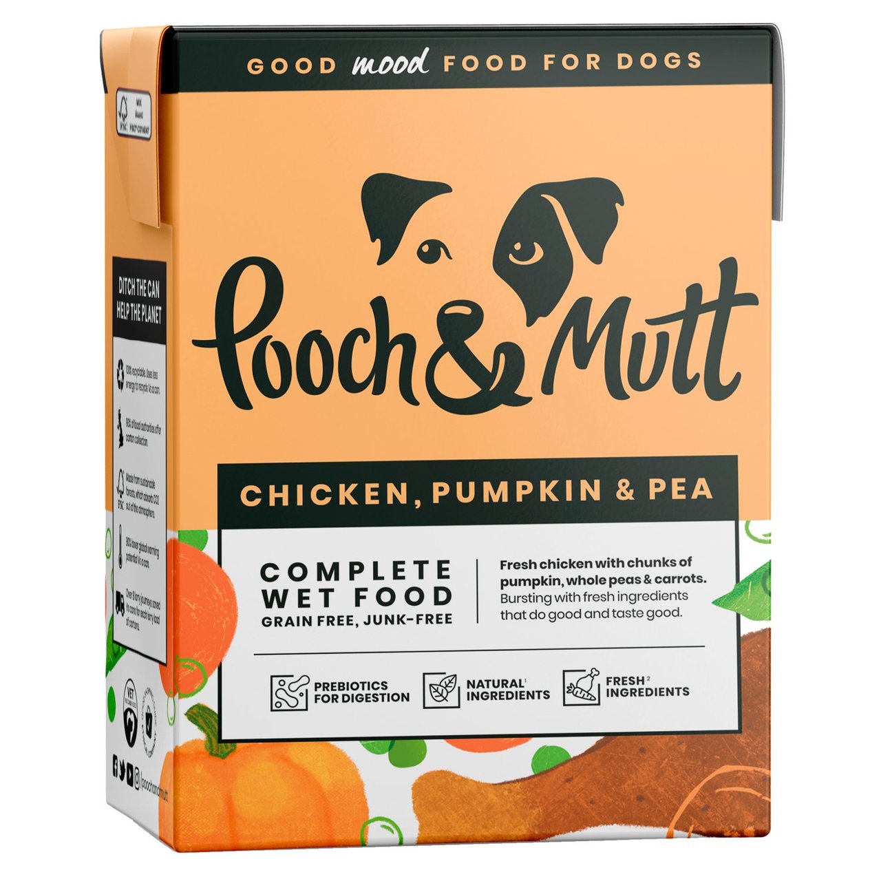 Pooch & Mutt Chicken with Pumpkin & Pea Wet Dog Food