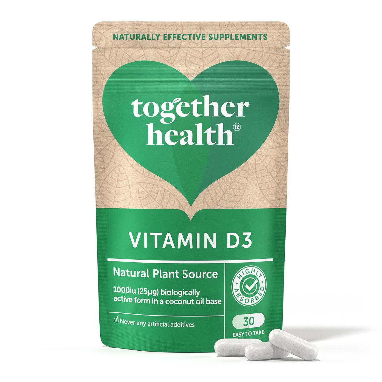 Together Health Vitamin D3 Vegan Capsules