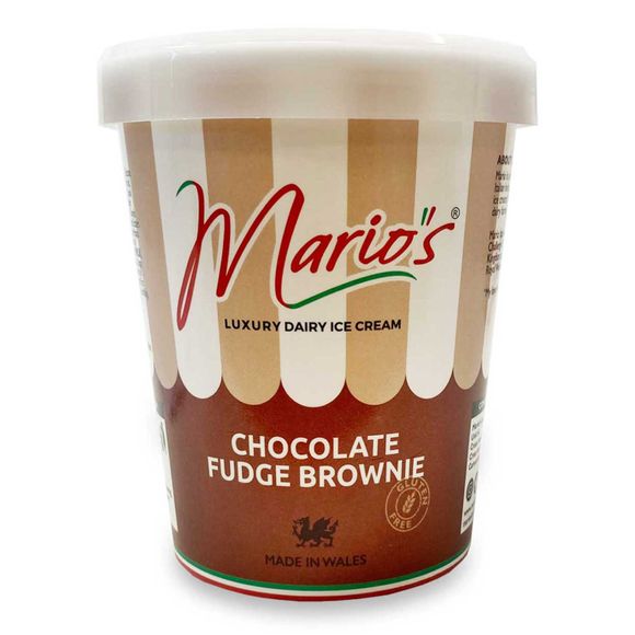 Mario's Chocolate Fudge Brownie Ice Cream 500ml