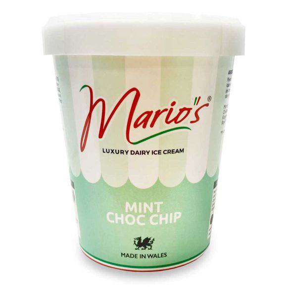 Mario's Mint Choc Chip Ice Cream 500ml