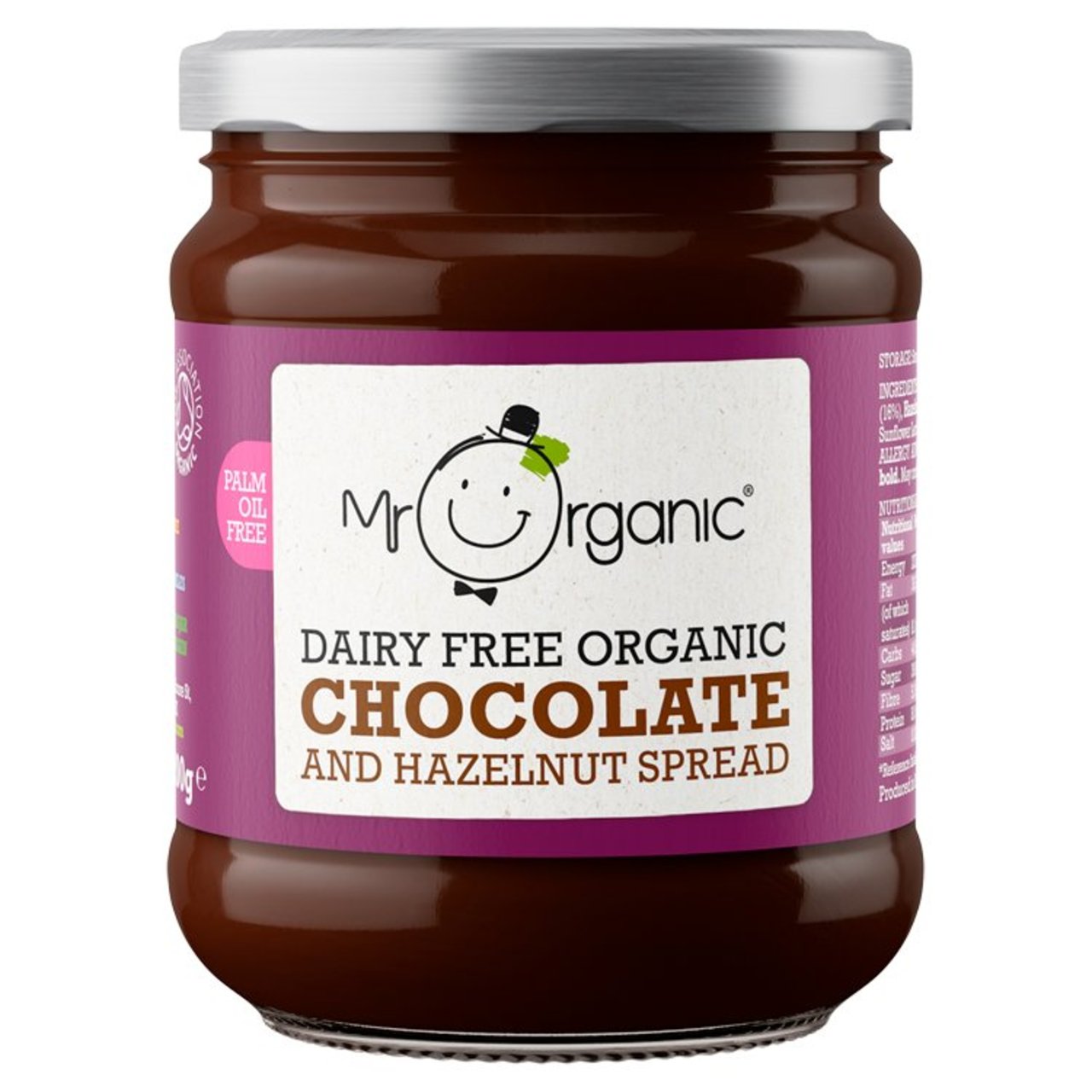 Mr Organic Chocolate & Hazelnut Spread - Dairy Free