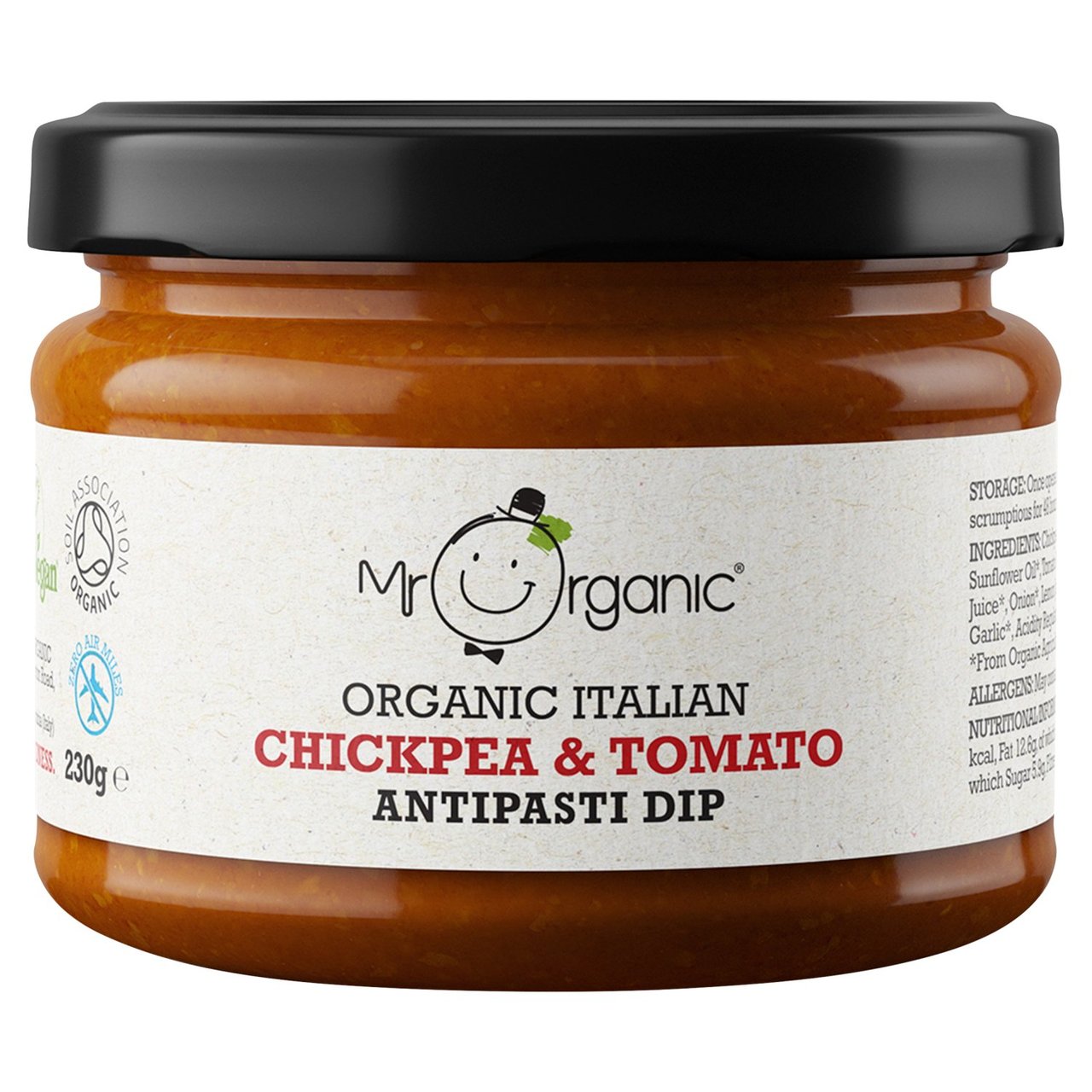 Mr Organic Chickpea & Tomato Antipasti Dip