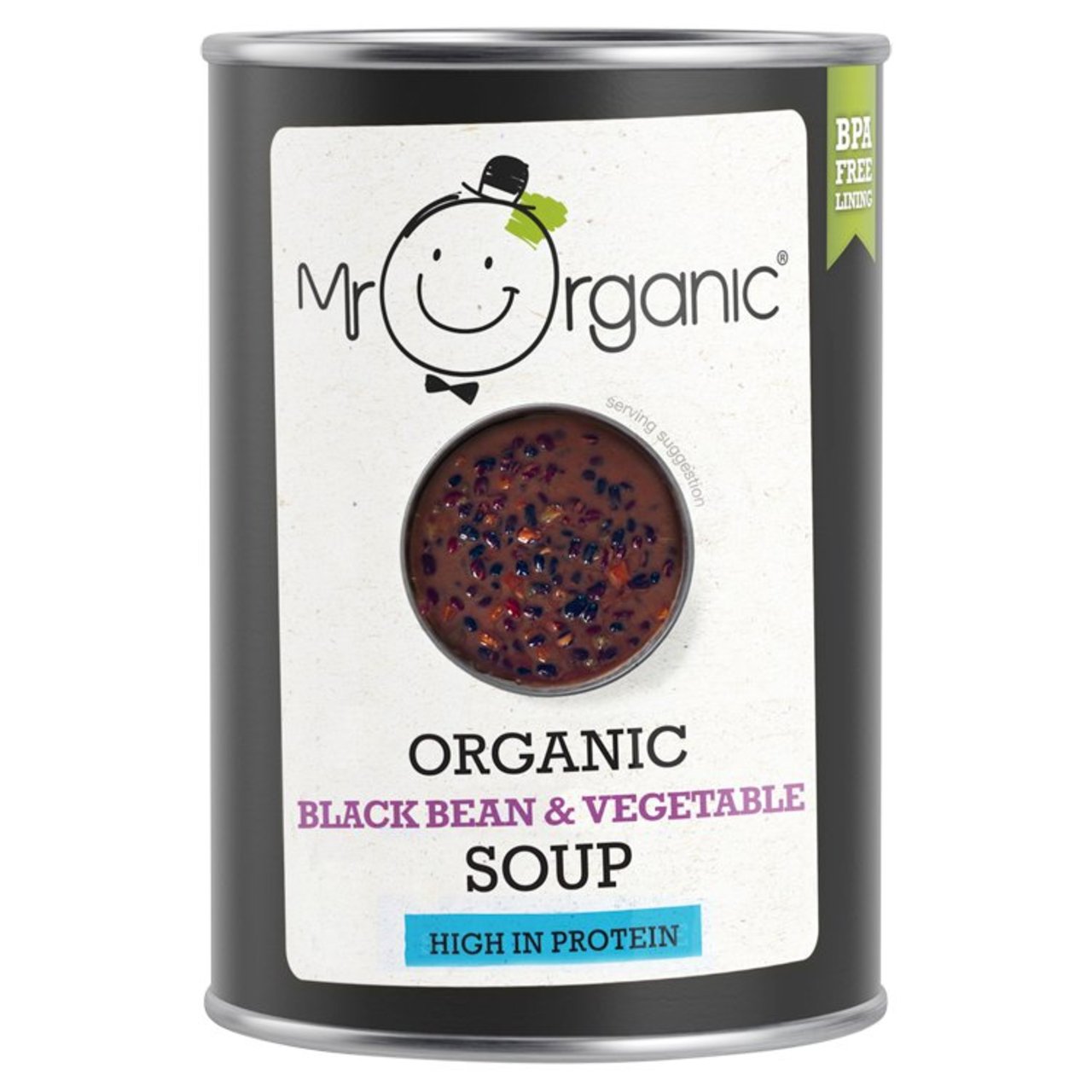 Mr Organic Black Bean & Vegetable Soup