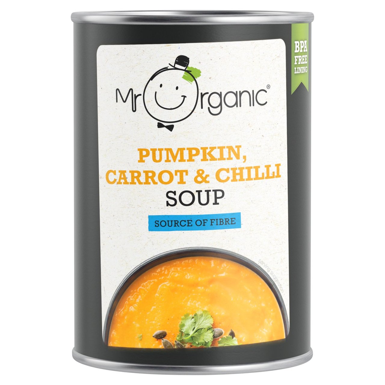 Mr Organic Pumpkin, Carrot & Chilli Soup