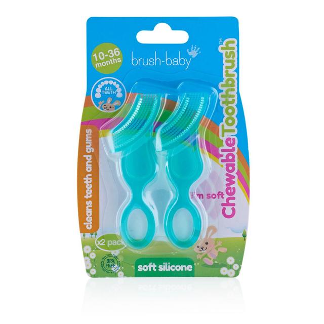 Brush-Baby Chewable Toothbrush  2 per pack