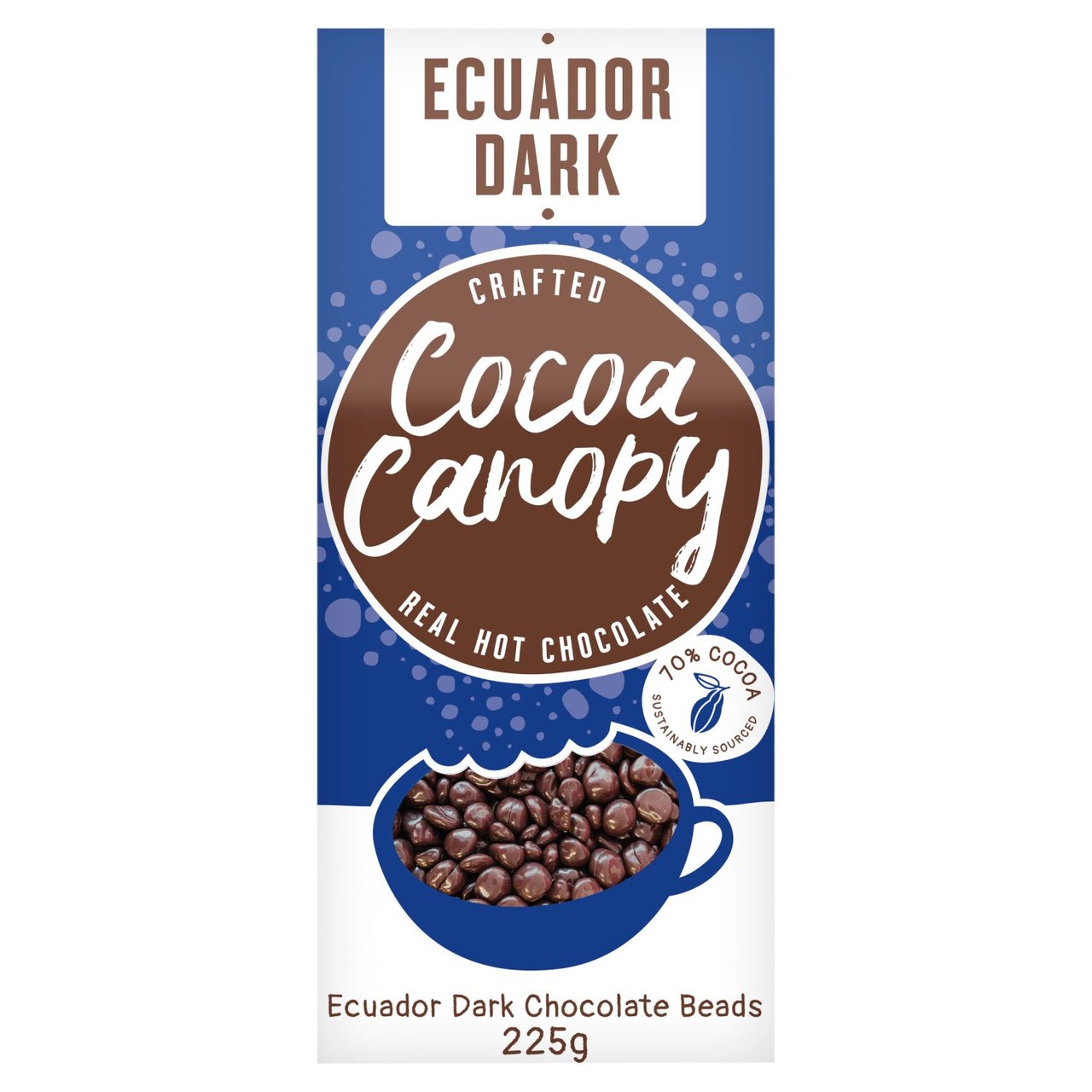 Cocoa Canopy Ecuador Dark Crafted Hot Chocolate Beads