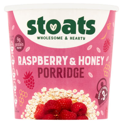 Stoats - Porridge Pot - Raspberry & Honey