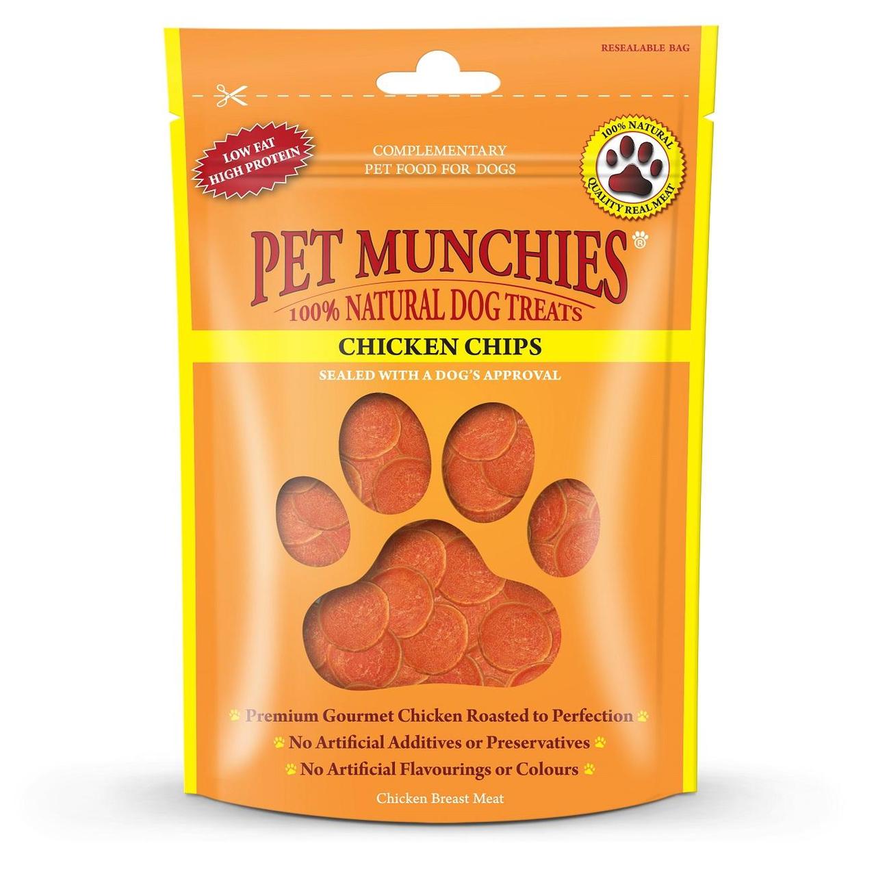 Pet Munchies 100% Natural Chicken Chips Dog Treats