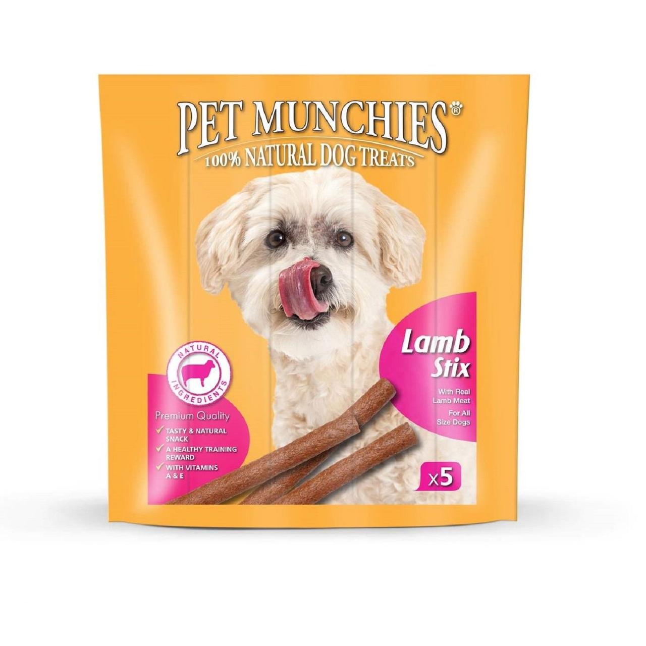 Pet Munchies 100% Natural Lamb Stix Dog Treats