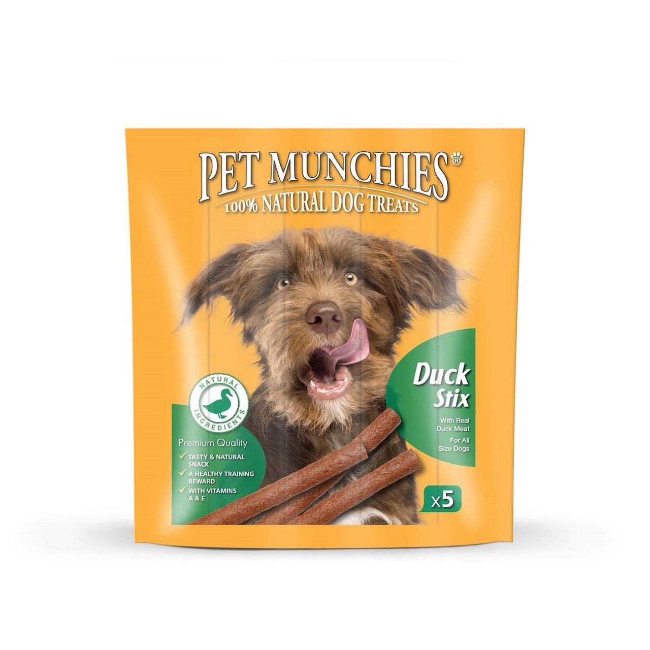 Pet Munchies 100% Natural Duck Stix Dog Treats