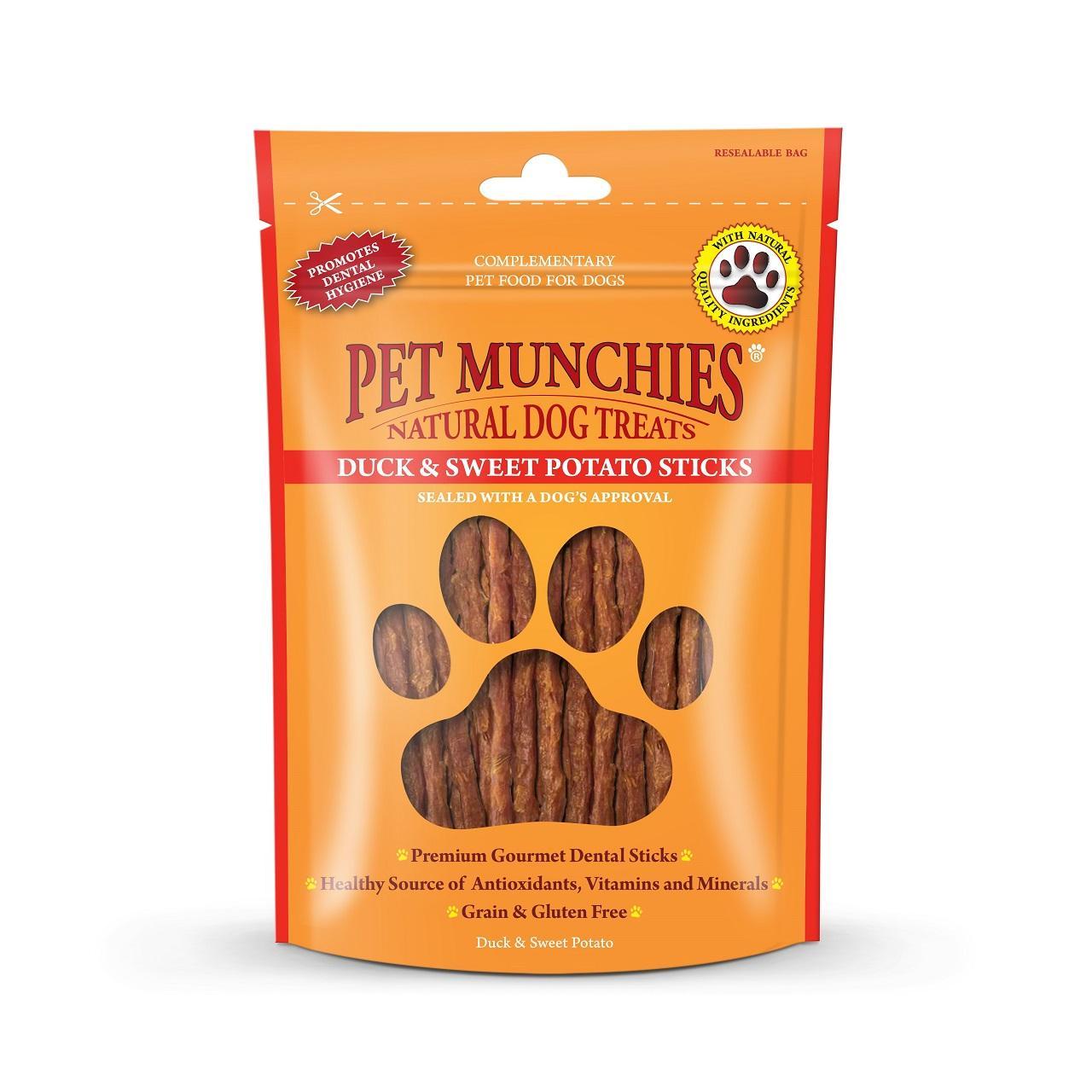 Pet Munchies Duck & Sweet Potato Sticks Dog Treat