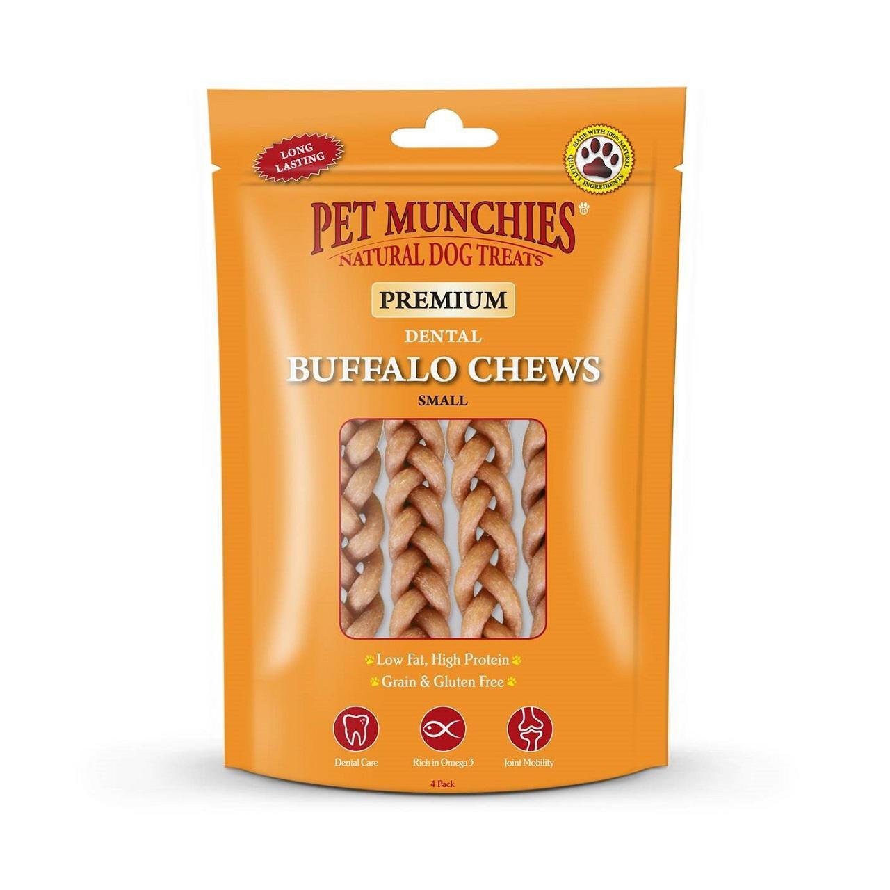 Pet Munchies Small Buffalo Dental Chew Dog Treats