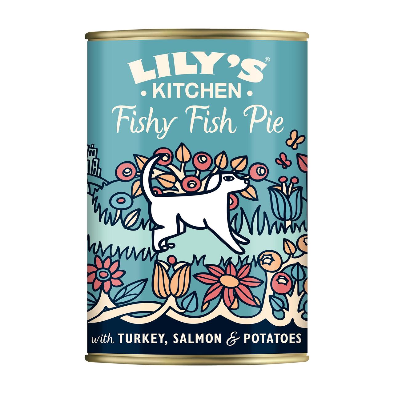 Lily's Kitchen Fishy Fish Pie with Peas for Dogs