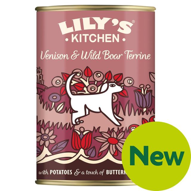 Lily's Kitchen Venison And Wild Boar Terrine Dog Food  400g