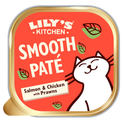 Lily's Kitchen Smooth Salmon & Chicken Paté Complete Adult Cat Food 85g