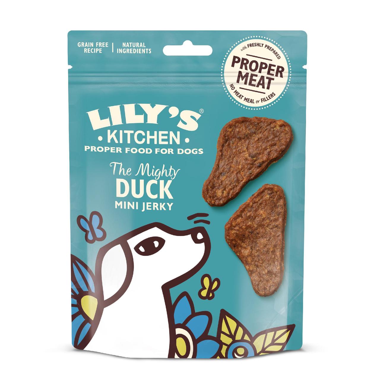 Lily's Kitchen The Mighty Duck Mini Jerky Dog Treats