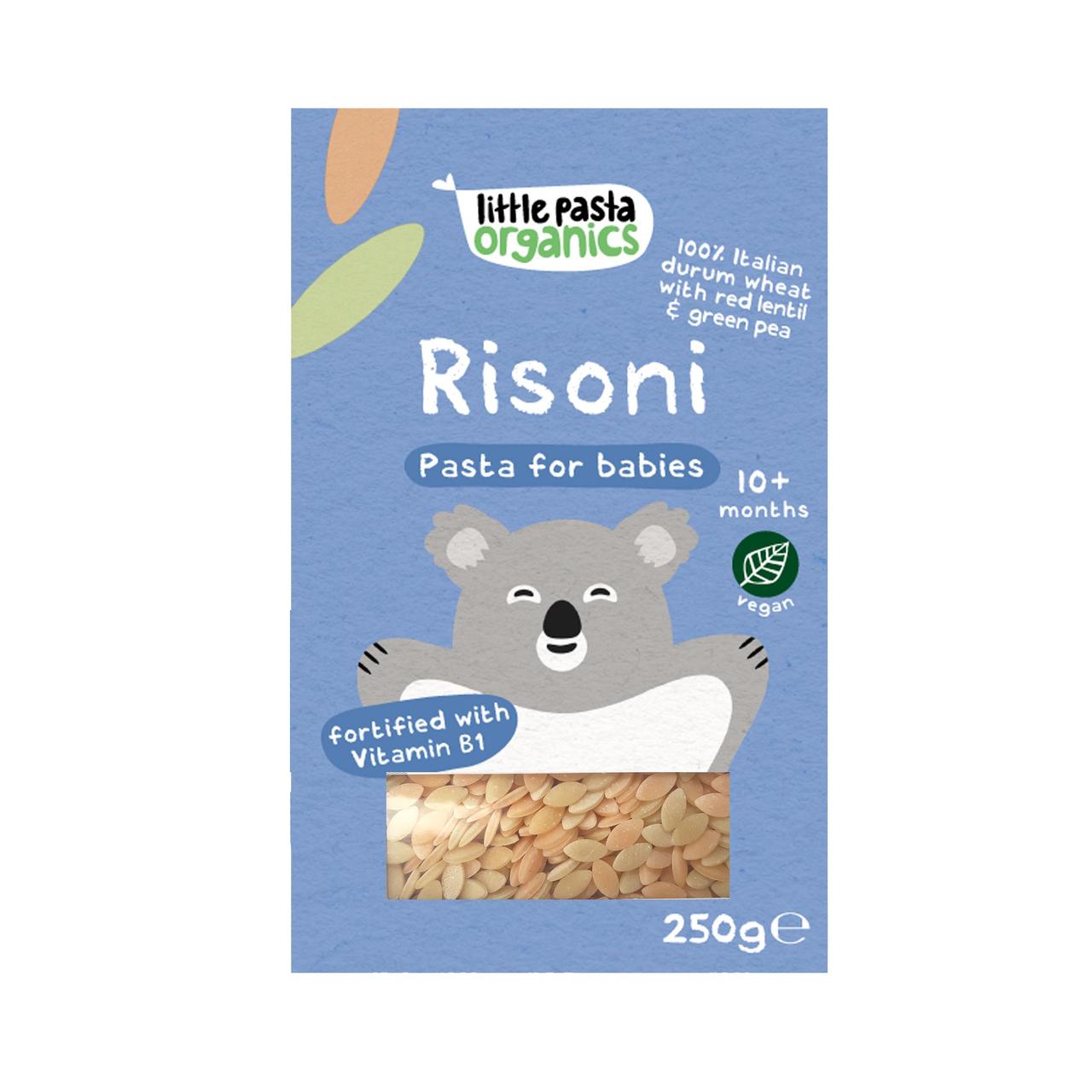 Little Pasta Organics Risoni Red Lentil & Pea Baby & Toddler Pasta 