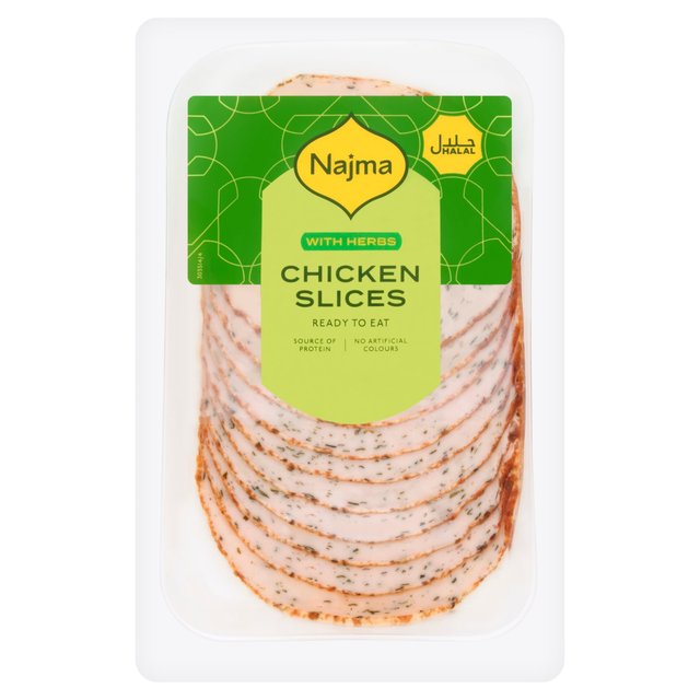 Najma Sliced Halal Chicken Breast With Herbs 150g