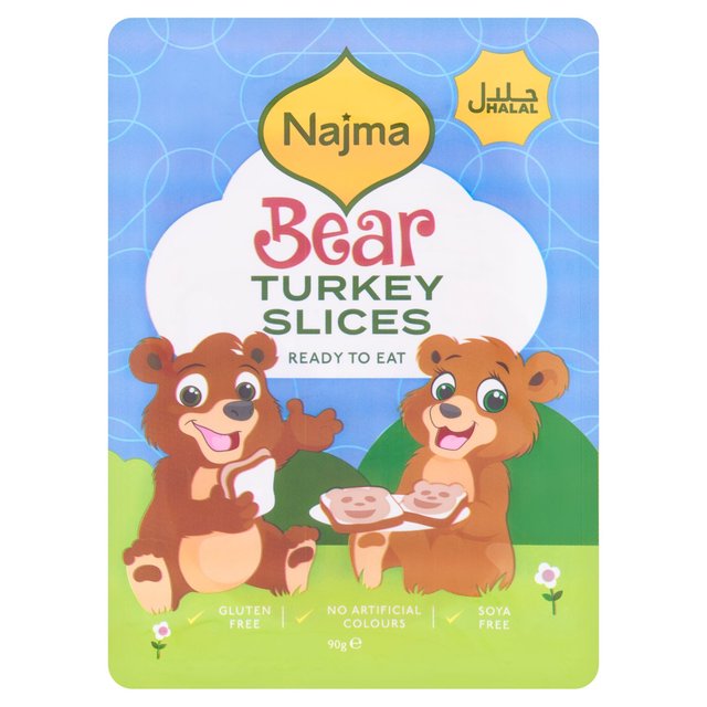 Najma Bear Delicious Slices of Turkey Sausage x6 90g