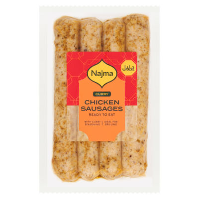 Najma Curry Chicken Sausages 250g