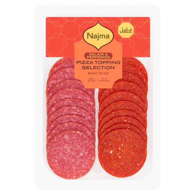 Najma Salami & Pepperoni Pizza Topping Selection 80g