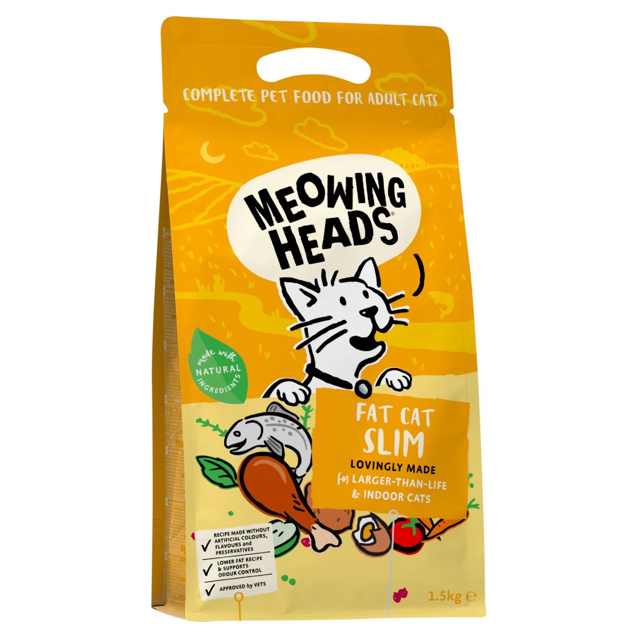 Meowing Heads Fat Cat Slim Dry Cat Food