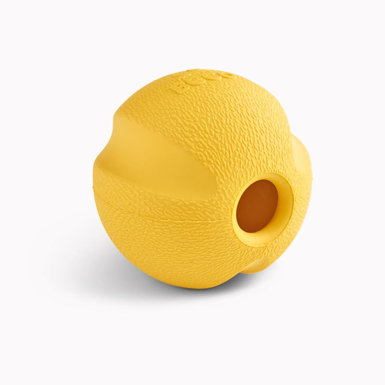 Beco Natural Rubber Fetch Ball - Yellow