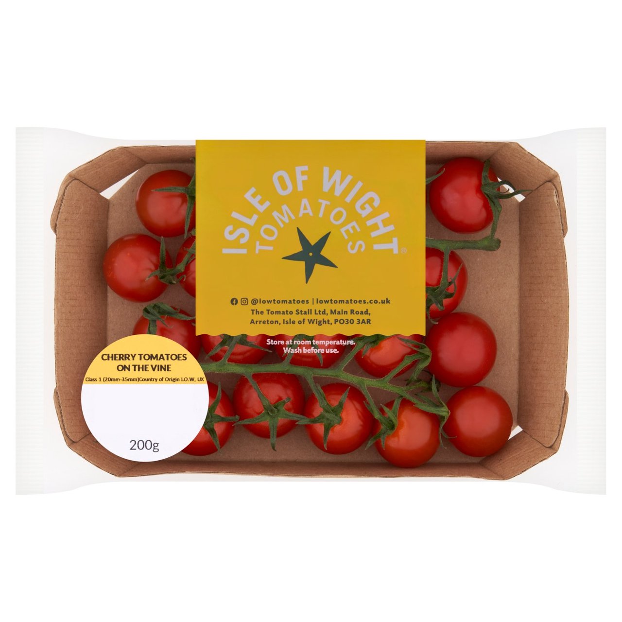 Isle of Wight Exclusive Winter Cherry on the Vine Tomatoes