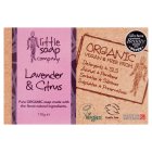 Little Soap Company Organic Bar Soap, English Lavender & Citrus 110g