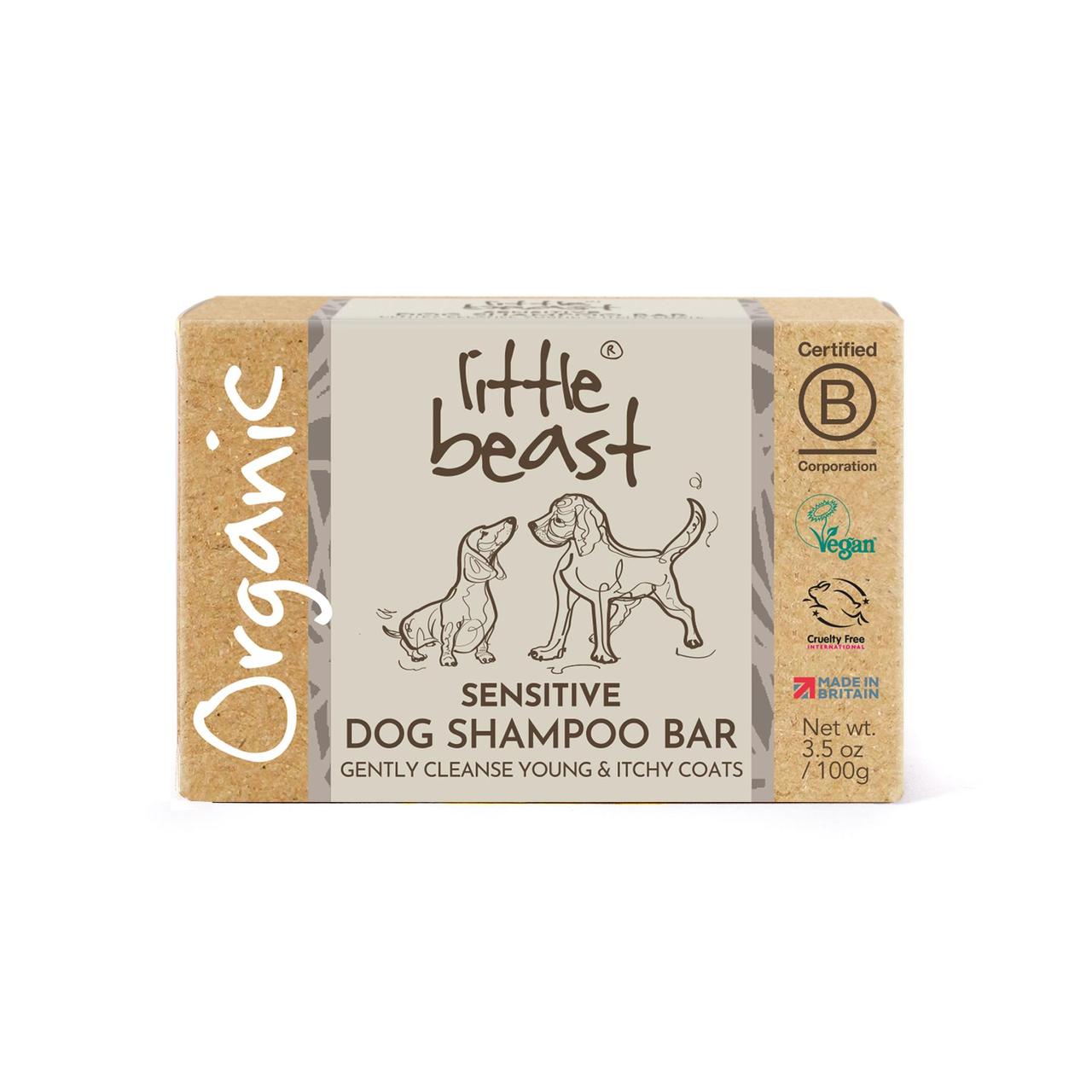 Little Beast Organic Sensitive Dog Shampoo Bar