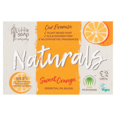 Little Soap Company Naturals Bar Soap Sweet Orange