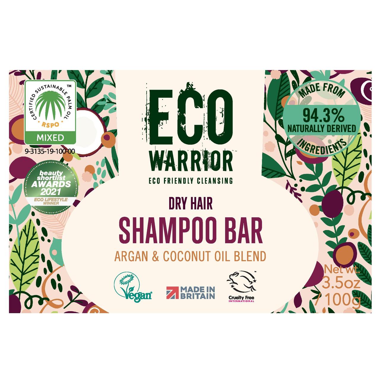 Eco Warrior Dry Hair Shampoo Bar