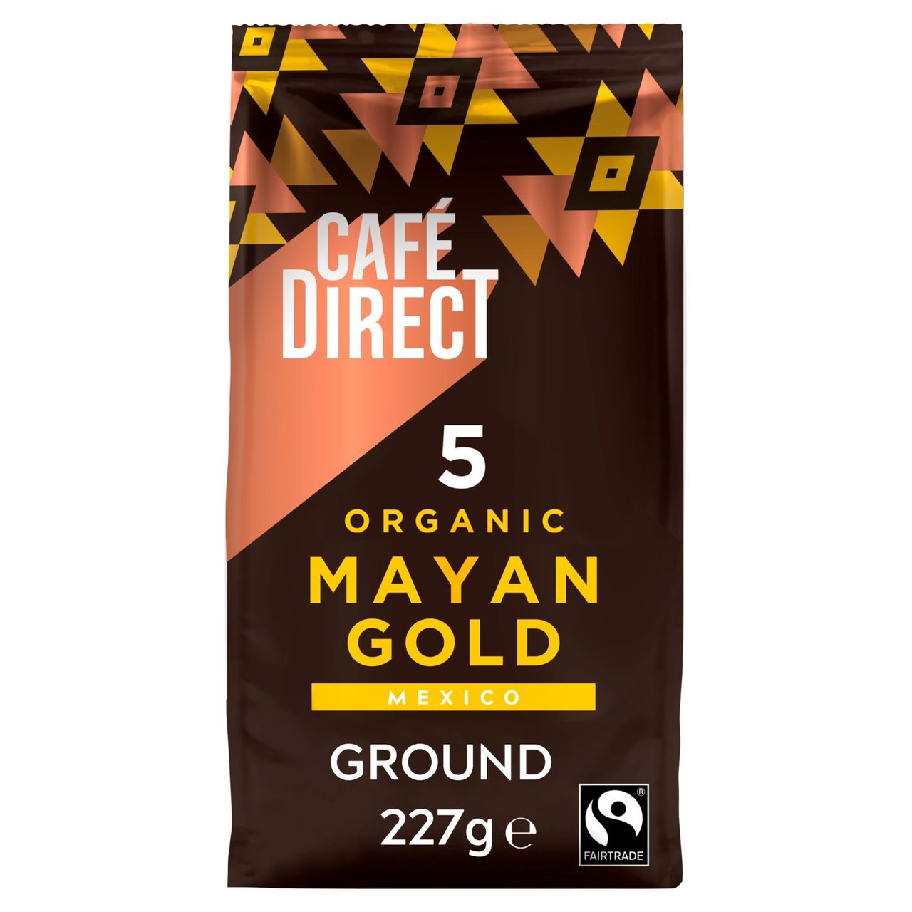 Cafédirect Fairtrade Organic Mayan Gold Mexico Ground Coffee 227g