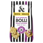 Crosta & Mollica Black Peppercorn Bolli Italian Crackers 150g