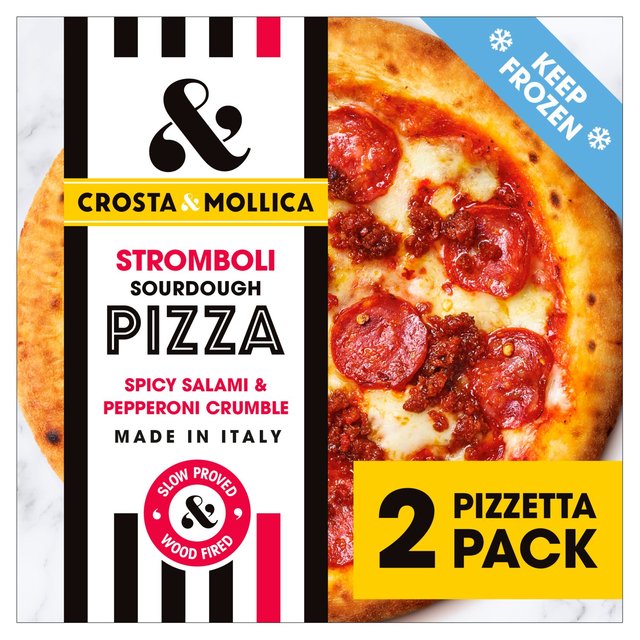 Crosta & Mollica Stromboli Sour Dough Pizza 2 per pack