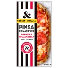 Crosta & Mollica Pinsa Roman Pizza Salami & Mozzarella 160g