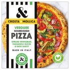 Crosta & Mollica Verdure Sourdough Pizza Grilled Vegetables, Taggiasca Olives & Basil Sauce 471g