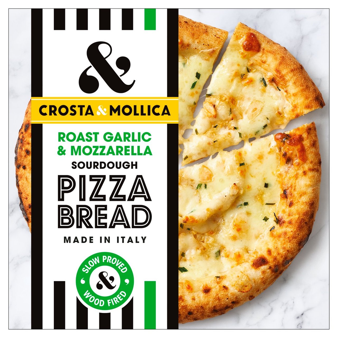 Crosta & Mollica Garlic & Mozzarella Pizza Bread