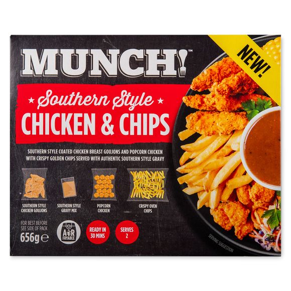 Munch! Southern Style Chicken & Chips 656g