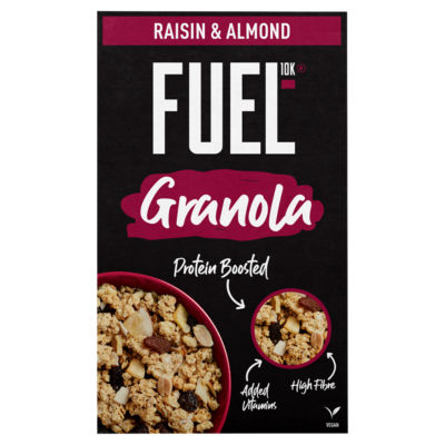 FUEL10K Raisin & Almond Granola