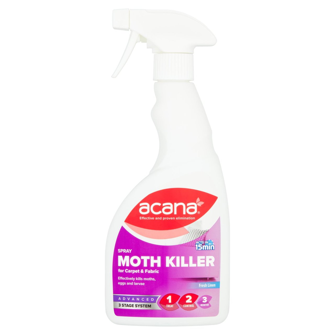 Acana Fragranced Carpet Moth Killer & Freshener Fresh Linen