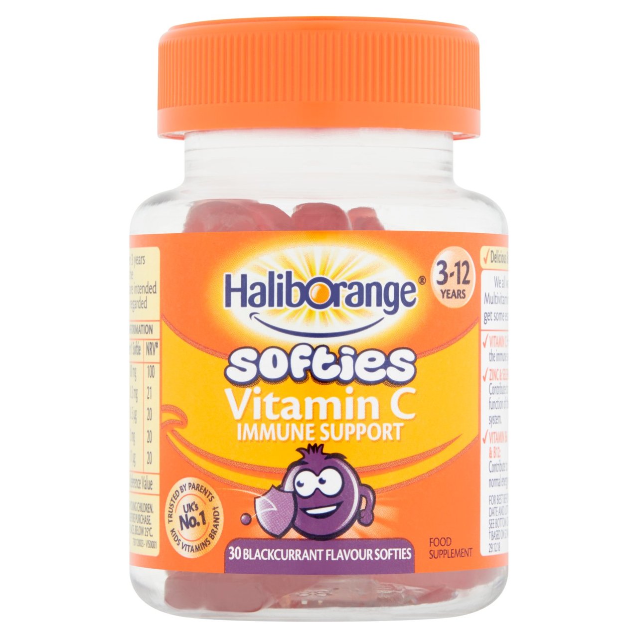 Haliborange Kid's Softies Vitamin C Gummies 3-12yrs