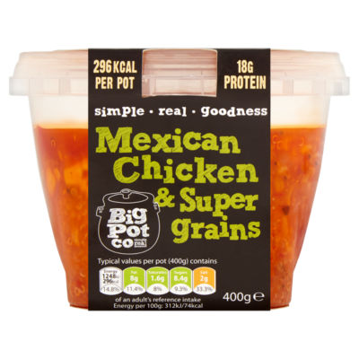 Big Pot Co Mexican Chicken & Supergrains 400g