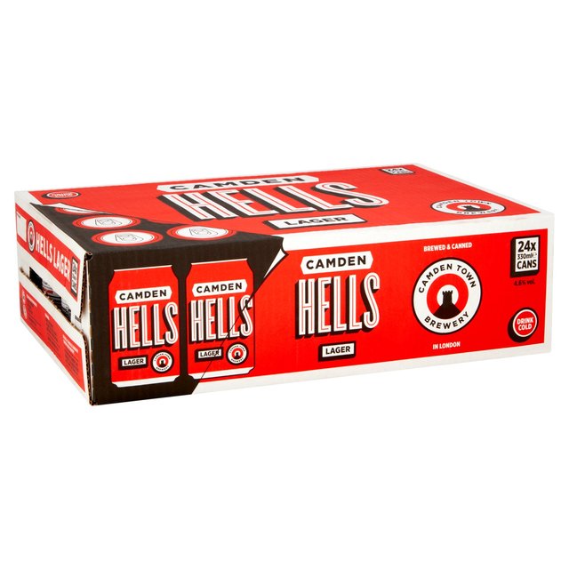 Camden Hells Lager Cans  24 x 330ml