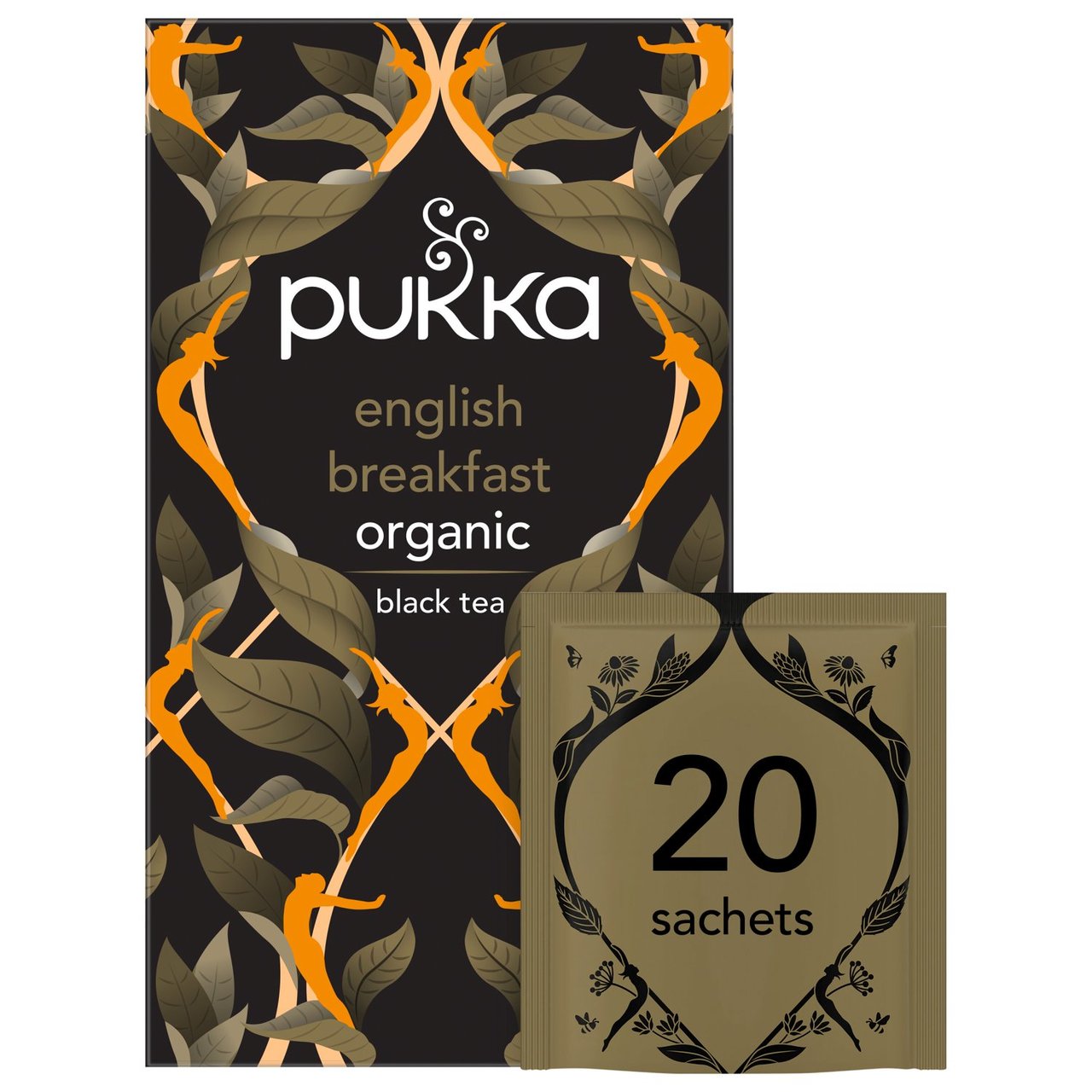 Pukka Tea Organic Elegant English Breakfast Tea Bags