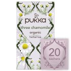 Pukka Organic Three Chamomile Tea Bags x20 30g