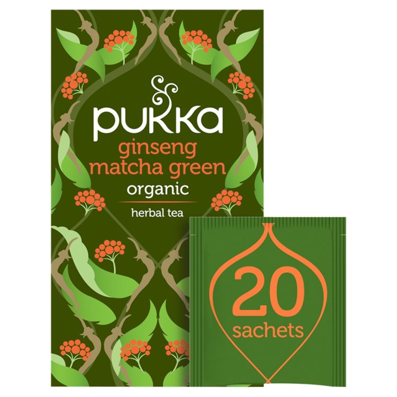 Pukka Tea Ginseng Matcha Green Tea Bags