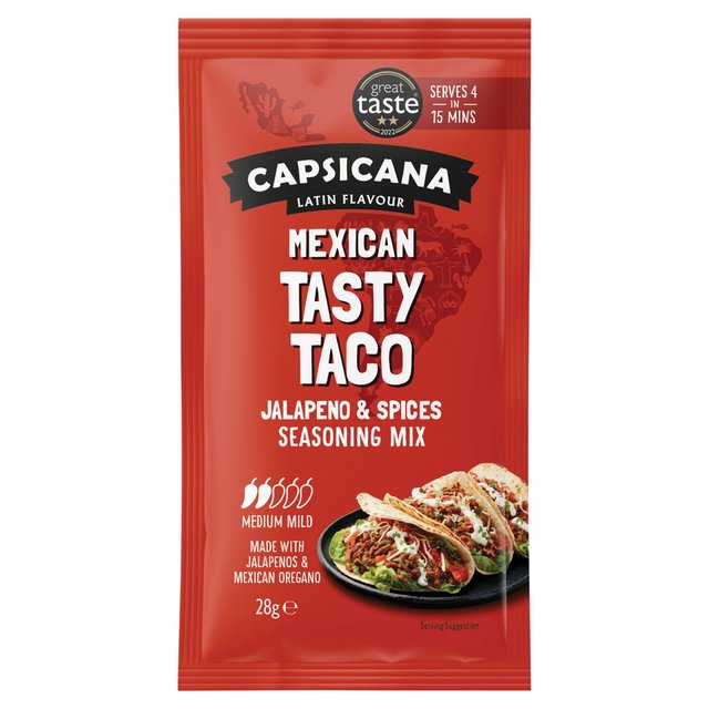 Capsicana Mexican Tasty Taco Seasoning Mix  28g