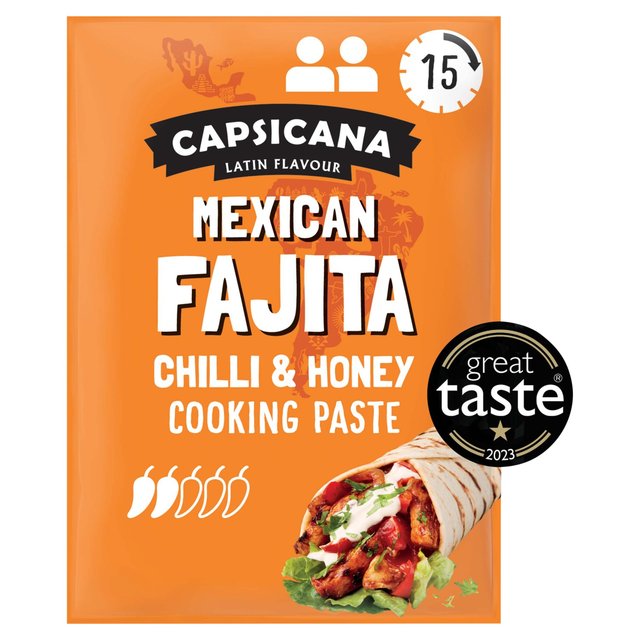 Capsicana Mexican Fajita Chilli & Honey Paste  60g